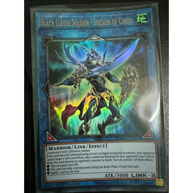 bài yugioh: black luster soldier- soldier of chaos