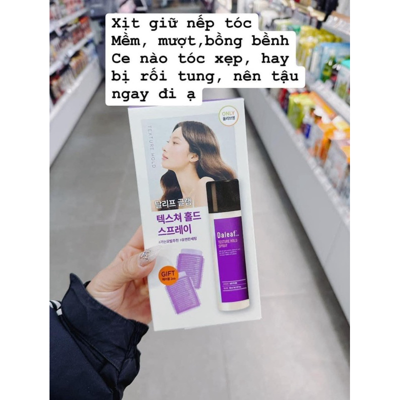 XỊT GIỮ NẾP TÓC DALEAF HÀN QUỐC