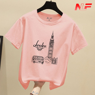 Áo Thun Nữ Tay Ngắn Form Rộng Đồng Hồ Xe Bus AT-008 - Thời Trang Ulzzang Trẻ Trung Năng Động - NLF Unisex Fashion