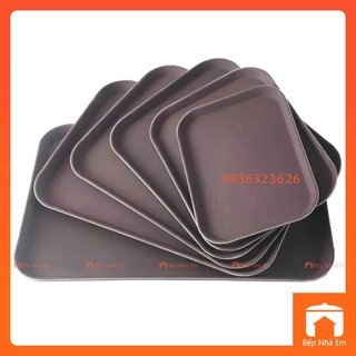 Khay Chống Trượt Chữ Nhật Nhiều Size - Chuyên Dùng Cho Nhà Hàng