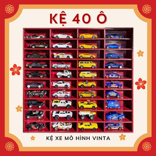 Kệ 40 Ô Trưng Bày Xe Mô Hình tỉ lệ 1:64