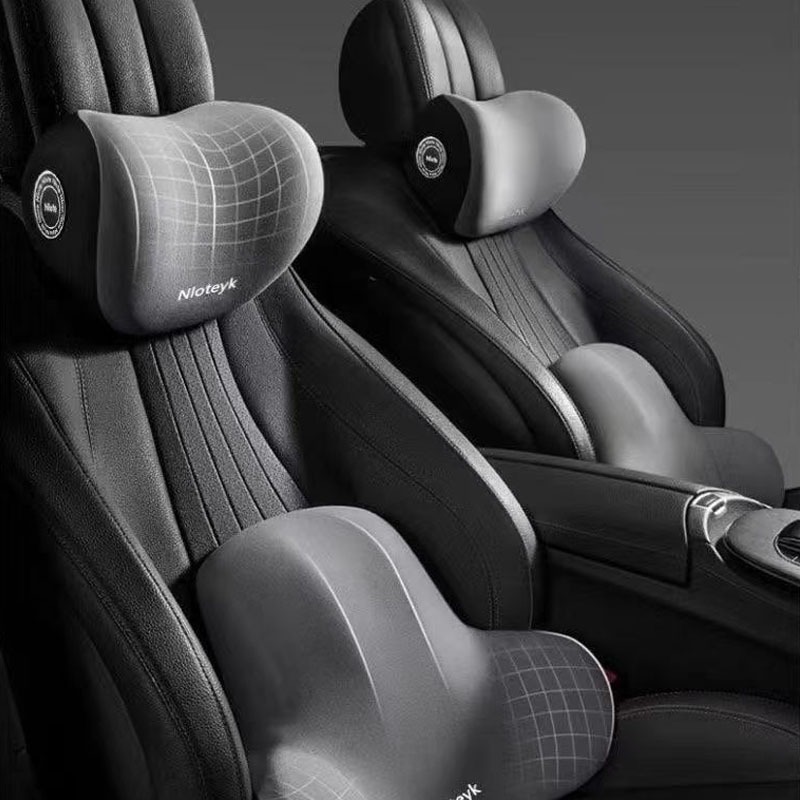 Gối Tựa Đầu Và Lưng Ô Tô CARZONE Bằng Cao Su Non Mềm Mại, Êm Ái Chống Đau Mỏi Khi Đi Xe | BigBuy360 - bigbuy360.vn