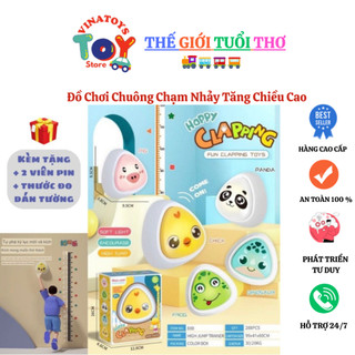 Đồ Chơi Chuông Chạm Nhảy Tăng Chiều Cao VINATOYS, Âm Thanh Tiếng Việt Cảm Biến Ánh Sáng