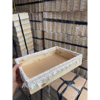 Giỏ đựng quà tết , khay ren 27-37, combo 10 khay