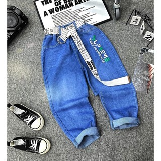 QUẦN JEANS dài đại cồ BÉ TRAI CAO CẤP (40-50kg) - Mẫu 5