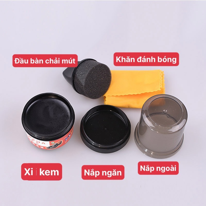 Xi kem COBEDA cao cấp đánh bóng giày dép và các sản phẩm bằng da