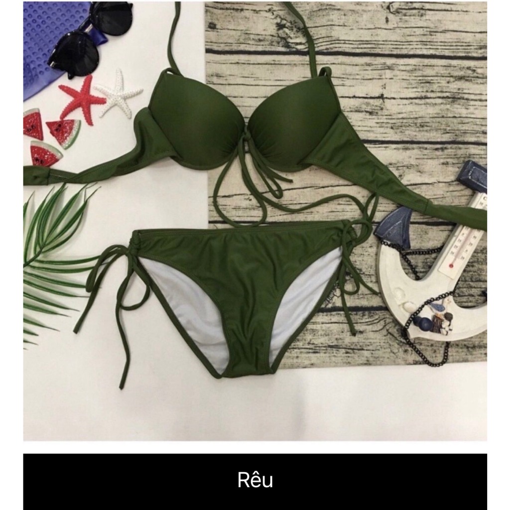 Bikini Nữ 2 Mảnh Mút Dày Có Gọng Nâng Ngực | BigBuy360 - bigbuy360.vn