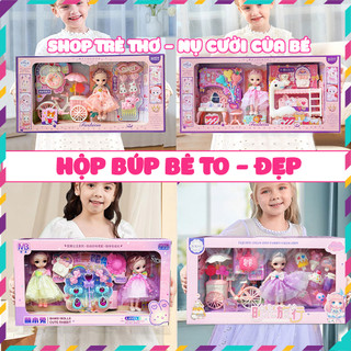 Đồ Chơi Búp Bê Barbie,Búp bê Elsa Công Chúa Kèm Phụ Kiện Hộp To Đẹp, Quà Tặng Ý Nghĩa Cho Bé