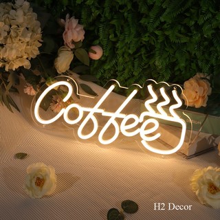 Đèn Led Neon Decor Trang Trí Quán Cà Phê Siêu Đẹp