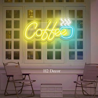 Đèn Led Neon Decor Trang Trí Quán Cà Phê Siêu Đẹp