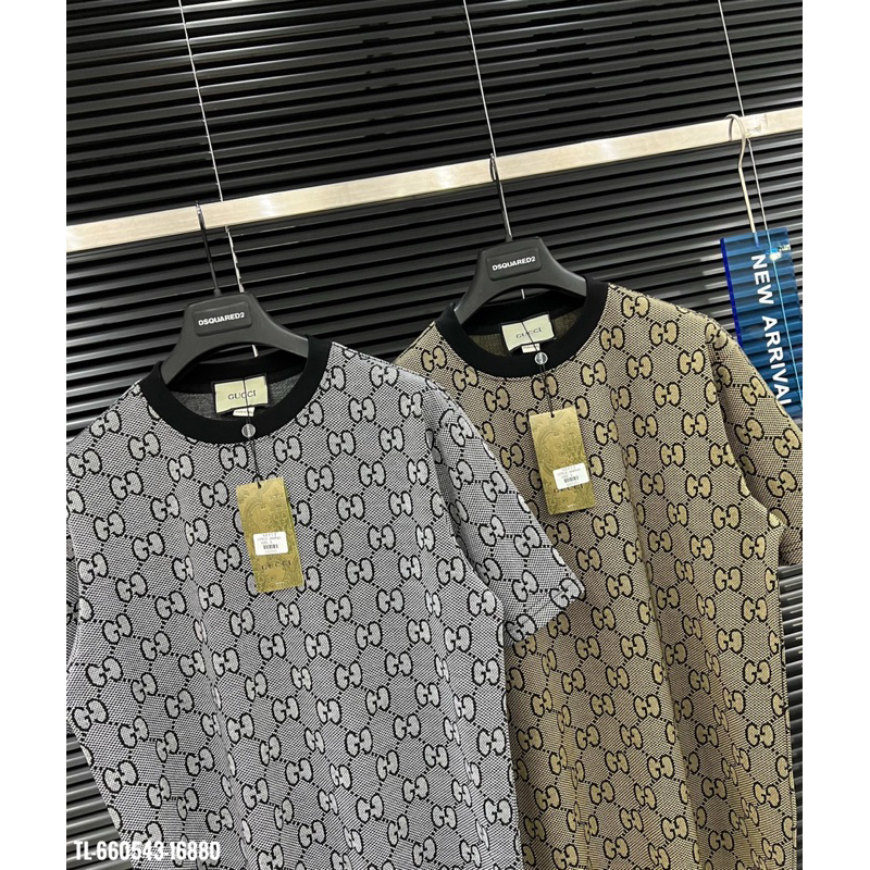 🔥Hot🔥Áo thun Gucci họa tiết GC thiết kế hot trend Nam nữ New 2024