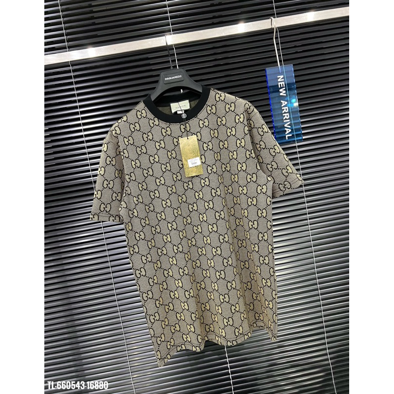 🔥Hot🔥Áo thun Gucci họa tiết GC thiết kế hot trend Nam nữ New 2024