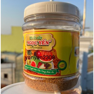 Muối sấy Ngọc yến Hủ 500g  - Hộp 500g muối Ngọc Yến - Muối chấm trái cây - Gia vị nấu ăn ngon - muối Ngọc yến chính hãng