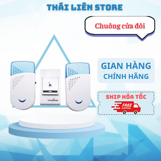 Chuông cửa đôi, chuông cửa không dây siêu bền, tiện lợi, đơn giản rất dễ sử dụng