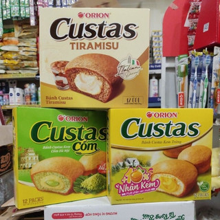 Bánh Orion Custas truyền thống / tiramisu / cốm Hà Nội hộp 276g
