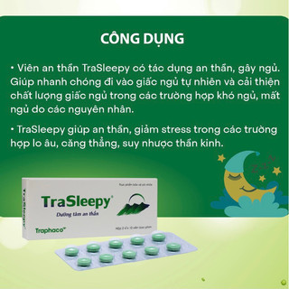 Viên an thần TraSleepy - 20 viên
