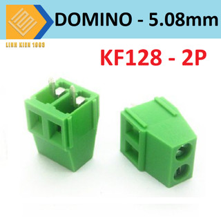 Domino kf128 2p 5.08mm chân thẳng
