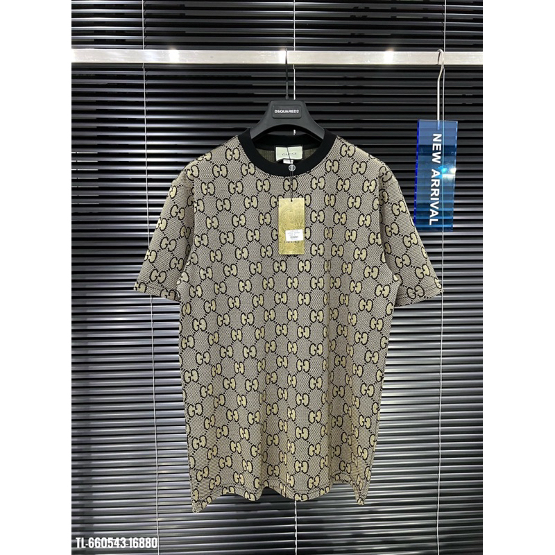 🔥Hot🔥Áo thun Gucci họa tiết GC thiết kế hot trend Nam nữ New 2024