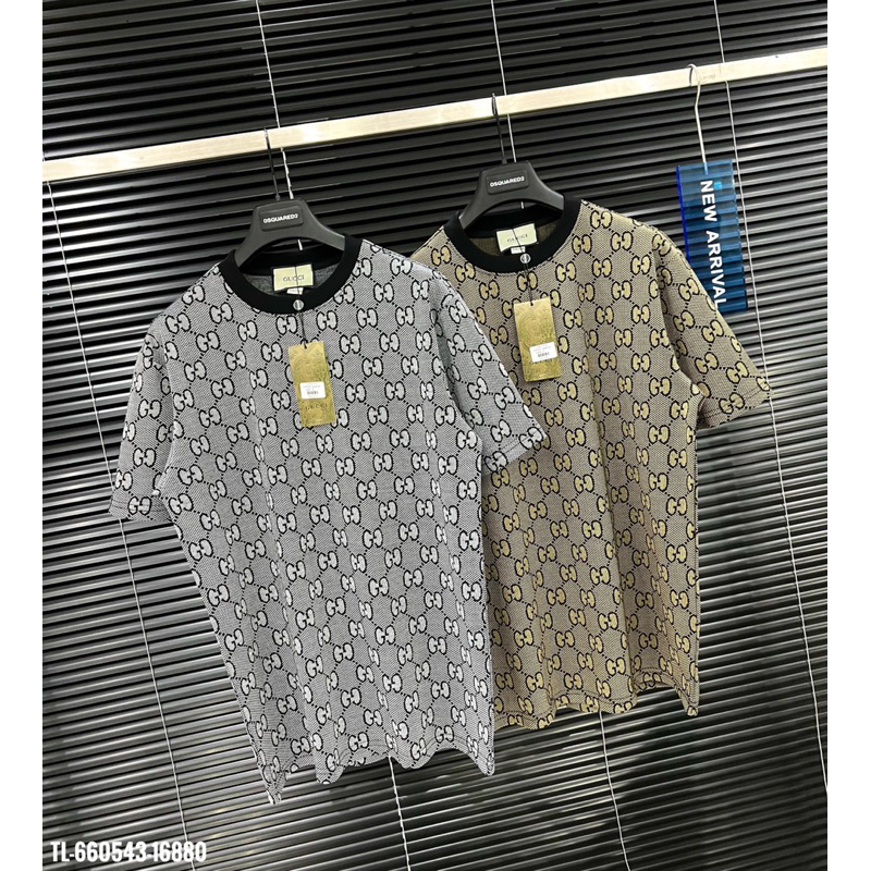 🔥Hot🔥Áo thun Gucci họa tiết GC thiết kế hot trend Nam nữ New 2024