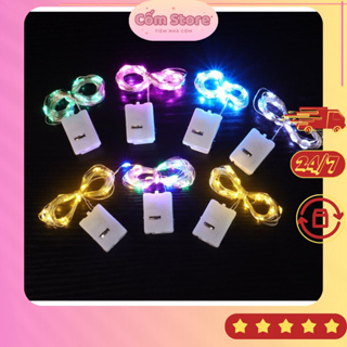 Dây đèn led trang trí 3 chế độ đèn nháy fairylight đom đóm - Đã kèm pin