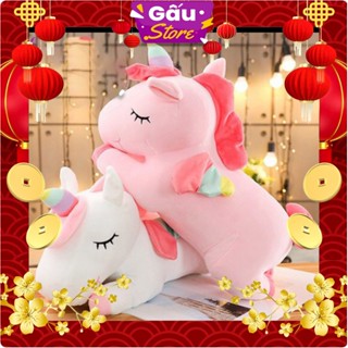 Gấu bông ngựa pony vải nhung mịn co dãn 4 chiều hàng cao cấp, gấu bông ngựa Kỳ Lân