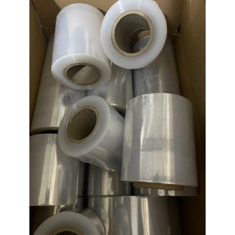 Màng quấn PE 10cm 400gr - lõi giấy mỏng