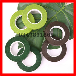 6 cuộn băng keo sáp, băng dính sáp, sáp quấn cành hoa voan, hoa giấy,hoa đá pha lê, làm đồ trang trí handmade