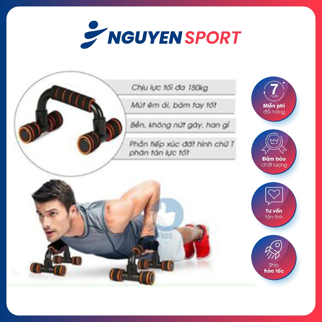 Dụng Cụ Chống Đẩy Tay Cầm Hít Đất