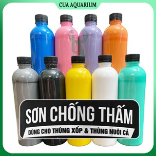 Sơn chống thấm thùng xốp hồ cá, bể nuôi xi măng