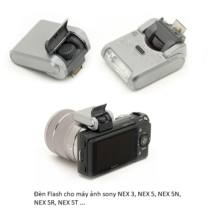 Đèn Flash cho máy ảnh Sony NEX3, NEXC3, NEX5, NEX5N, NEX5R, NEX5T