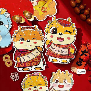 Xấp 10 bao lì xì chibi