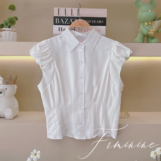 Áo Sơmi Xếp Ly Nhún Eo