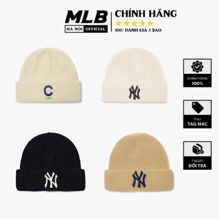 Mũ nón len mlb beanie chính hãng nam nữ full tag - full tem - check hidden tag