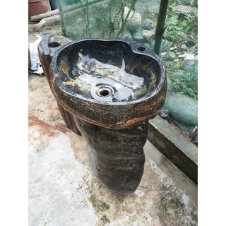 lavabo đá cuội tự nhiên
