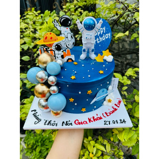 [Hoả tốc HCM] Bánh kem/bánh sinh nhật phi hành gia cho bé 🚀