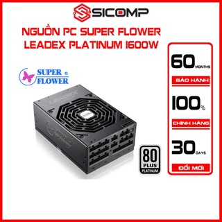 Nguồn máy tính Super Flower Leadex Platinum 80 Plus 1600W, new, bảo hành chính hãng 60th
