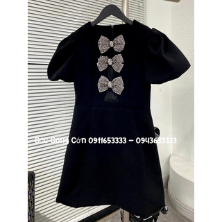 đầm nơ đá hàng cao cấp