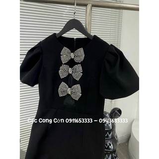 đầm nơ đá hàng cao cấp