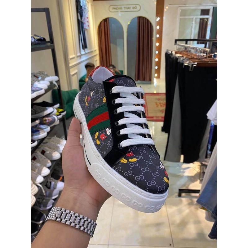 Giày Mickey Thời Trang Nam Viền Xanh fullsize 38-43