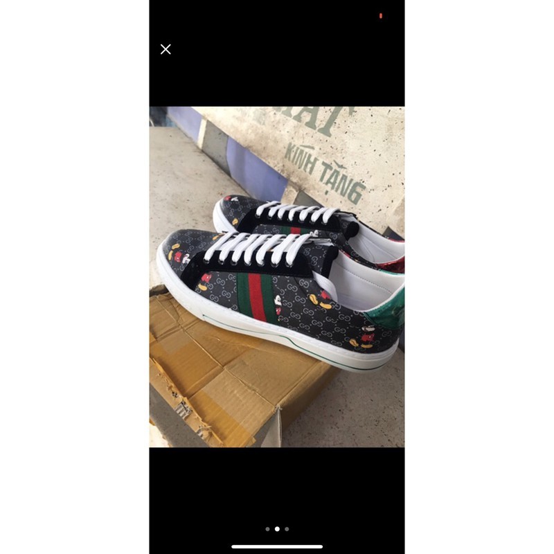 Giày Mickey Thời Trang Nam Viền Xanh fullsize 38-43