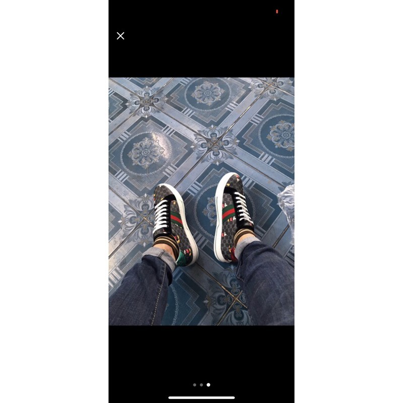 Giày Mickey Thời Trang Nam Viền Xanh fullsize 38-43