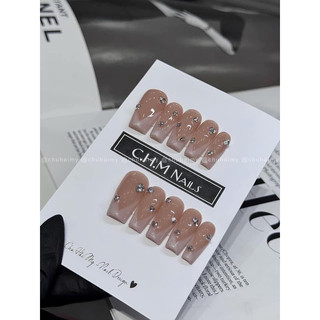 set đá trắng chân nhọn mix size