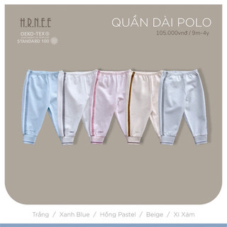 HRNEE Quần dài Polo cho bé trai bé gái hãng Hrnee