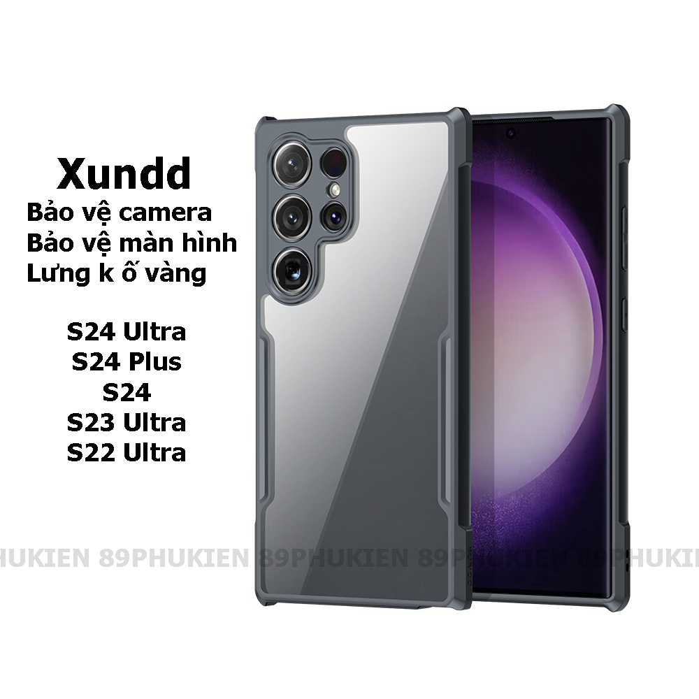 Ốp chống sốc Xundd S24 Ultra, S24 Plus, S24, S23 Ultra, S22 Ultra