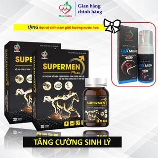 [YẾU SINH LÝ-XUẤT TINH SỚM] TINH CHẤT HÀU BIỂN SUPER MEN hỗ trợ trị xuất tinh sớm - yếu sinh lý - rối loạn cương dương