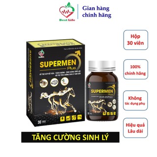 [YẾU SINH LÝ] Tinh chất hàu SUPER MEN hỗ trợ điều trị xuất tinh sớm yếu sinh lý rối loạn cương dương