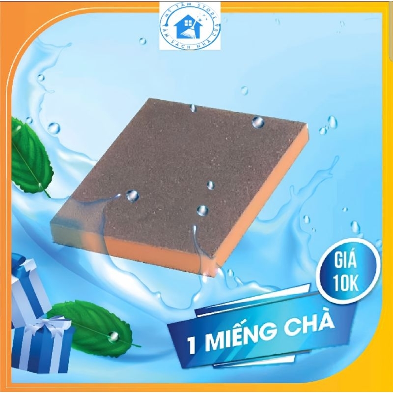 Miếng Xốp Nhám Chà Đa Năng(nhám 2 mặt)