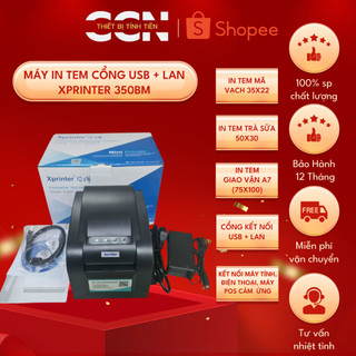 [ HỎA TỐC HCM] [ BH 12 Tháng ] Máy in tem nhãn mã vạch, tem trà sữa, tem giao vận, tem dán đơn hàng SHOPEE