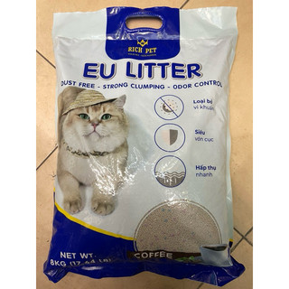 Cát EU Litter cát siêu vón thấm hút khử mùi tốt 17,64L(8kg)