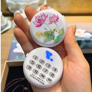 Máy nghe kinh phật hoa sen mini 57 bài kinh tiếng việt